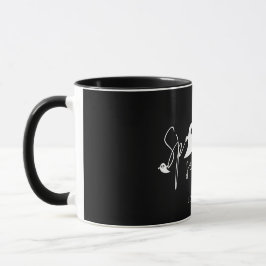 Caneca Texto da Temporada Assustadora e Fantasmas com Nom