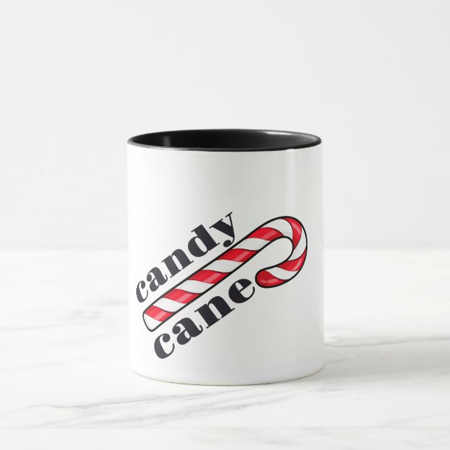Caneca Texto de Bastão de Doce  (Centro)