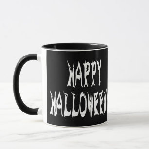Caneca Texto de Halloween do Fantasma