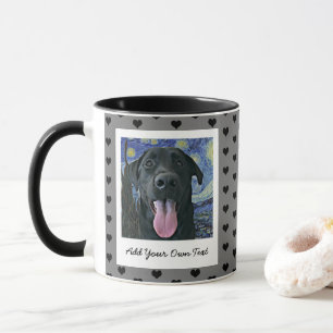 Caneca Texto e Foto Personalizadas de Pet de Cachorro Pre