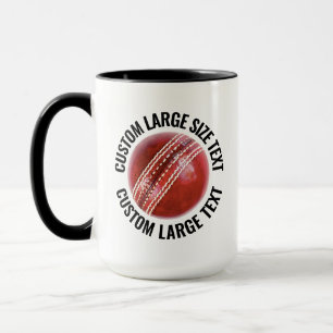 Caneca Texto Grande BLACK Combo 15oz Críquete Personaliza