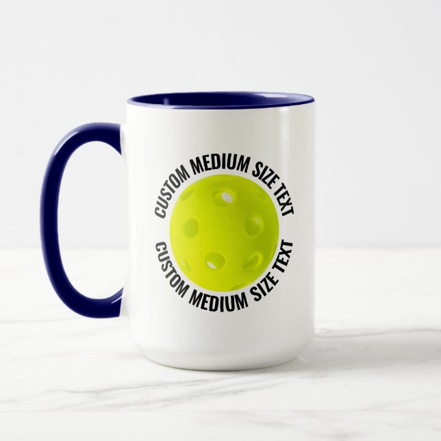 Caneca Texto Médio AZUL MARINHO Combo 15oz Pickleball Per (Esquerda)
