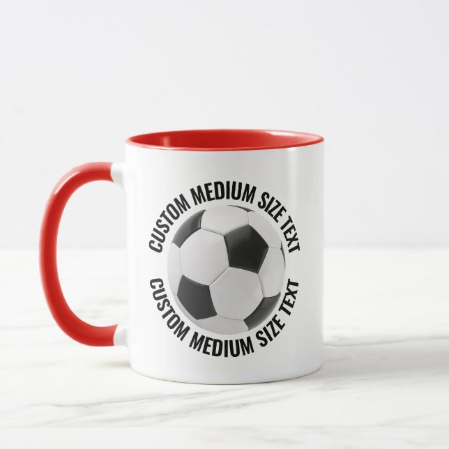 Caneca Texto Médio Camisa Vermelha Combo 325ml Personaliz (Esquerda)