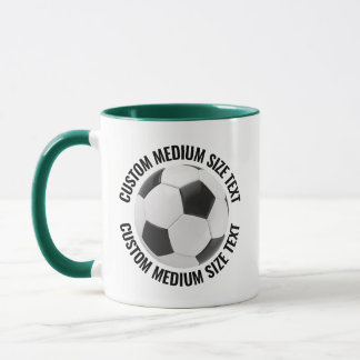 Caneca Texto Médio COMBINAÇÃO VERDE CAÇADOR 325ml Futebol