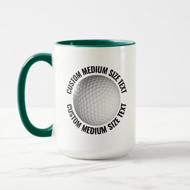 Caneca Texto Médio COMBO HUNTER GREEN 15oz Golfe Personal (Esquerda)