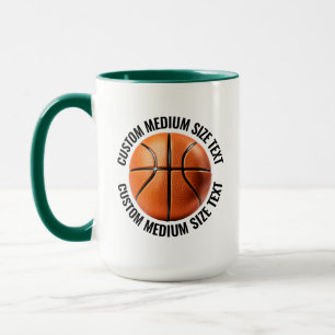Caneca Texto Médio H. GREEN Combo 15oz Basquete Personali