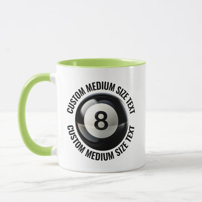 Caneca Texto Médio LIME VERDE Combo 11oz Personalizado 8  (Esquerda)