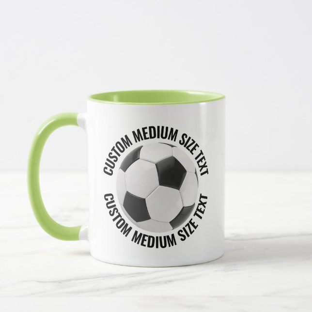Caneca Texto Médio LIME VERDE Combo 325ml Personalizado F (Esquerda)