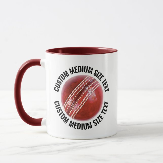 Caneca Texto Médio MAROON Combo 11oz Críquete Personaliza (Esquerda)