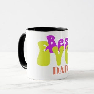 Caneca Texto Moderno do Dia dos Avós do dia de os pais
