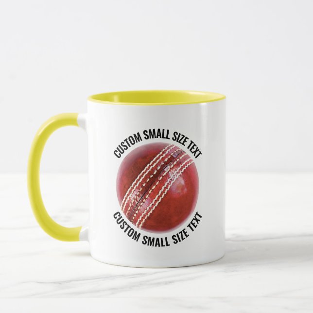 Caneca Texto Pequeno YELLOW Combo 11oz Cricket Personaliz (Esquerda)
