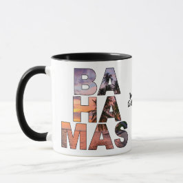 Caneca Texto personalizado canetas BAHAMAS