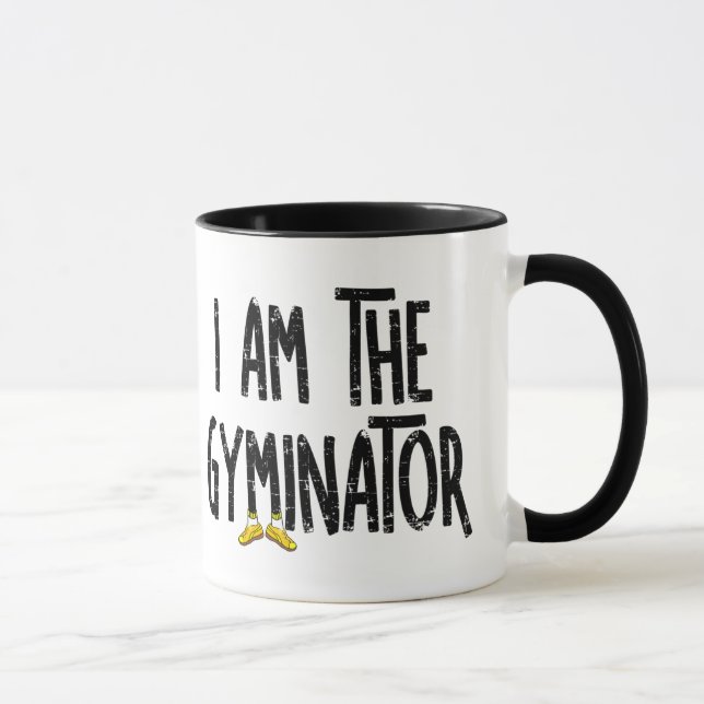 Caneca Texto Rough do Gyminator (Direita)