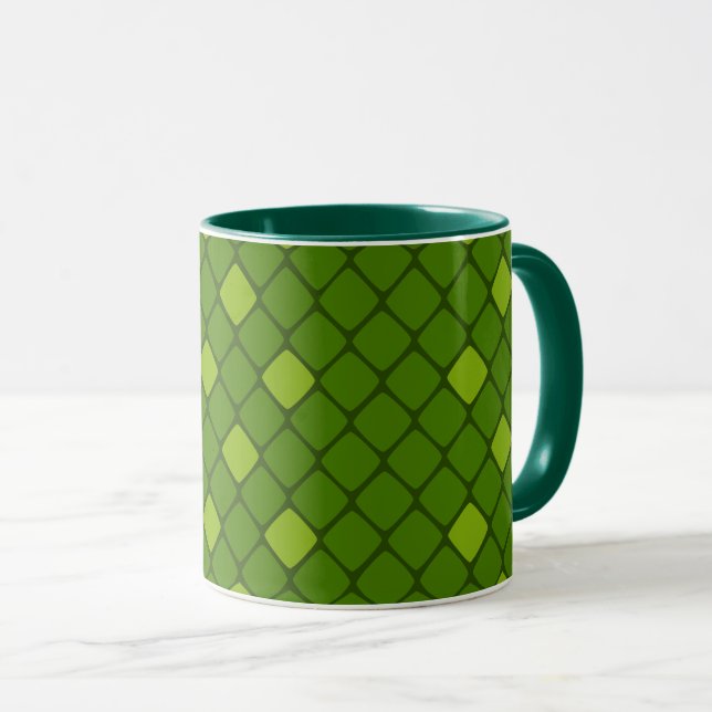 Caneca Textura de Cartoon Animal (Frente Esquerda)