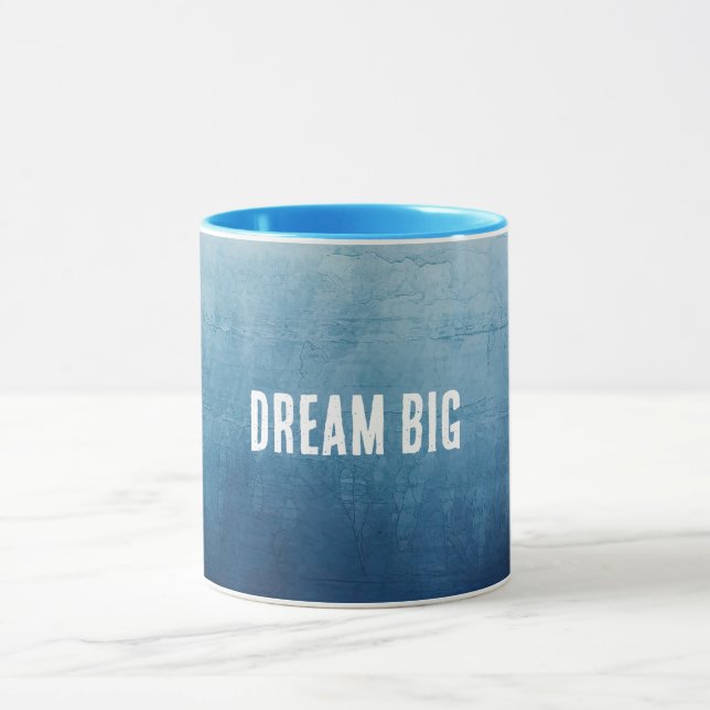 Caneca Textura de Céu Azul (Centro)