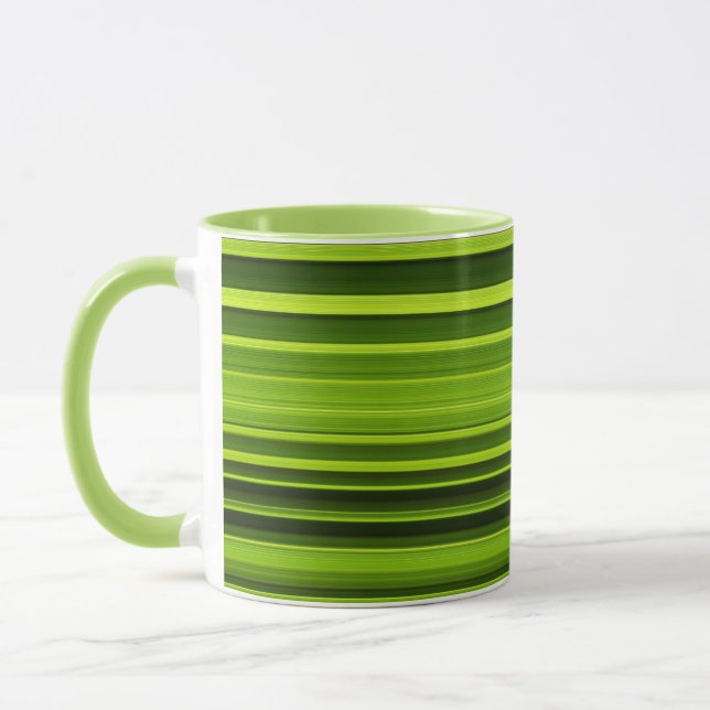 Caneca Textura de folha de árvore de palma (Esquerda)