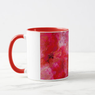 Caneca Texturas monocromáticas vermelhas