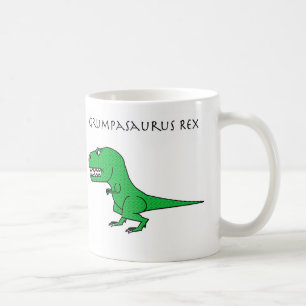 Caneca Textured verde de Grumpasaurus Rex