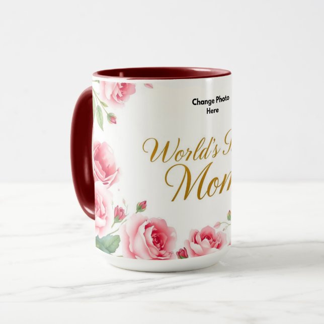 Caneca The Best Mom Ever | Cozy Heart Mug (Frente Esquerda)