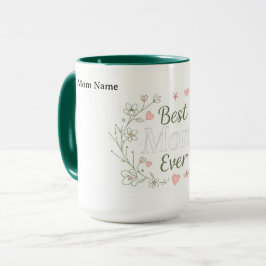 Caneca The Best Mom Ever | Luxury Ceramic Gift
