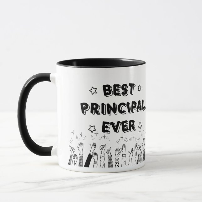 Caneca The Best Principal Ever Black (Esquerda)