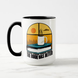 Caneca The book was better - reading gift