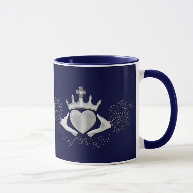Caneca The Claddagh (Prata) (Direita)