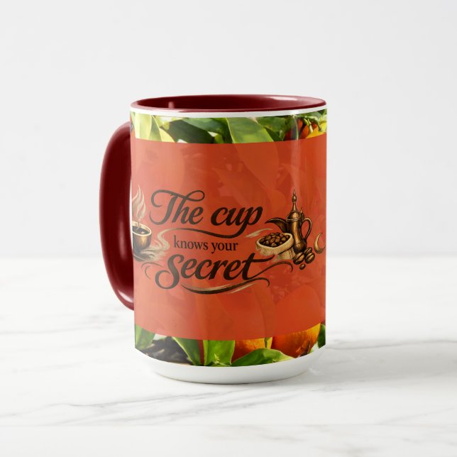 Caneca The Cup Knows Your Secret — Coffee Mug (Frente Esquerda)