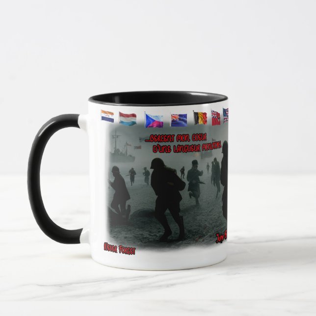 Caneca The D Day on June 6th 1944 on a Ceramic Coffee (Esquerda)