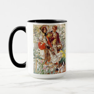 Caneca The Garden Walk, 1904 por J. C. Leyendecker