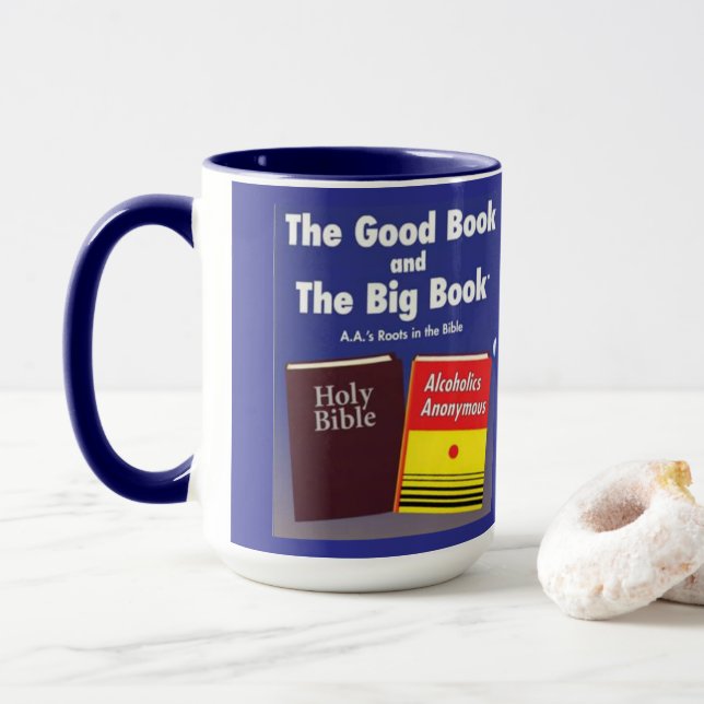 Caneca The Good Book and The Big Book Mug, 444 ml (Com Donut)