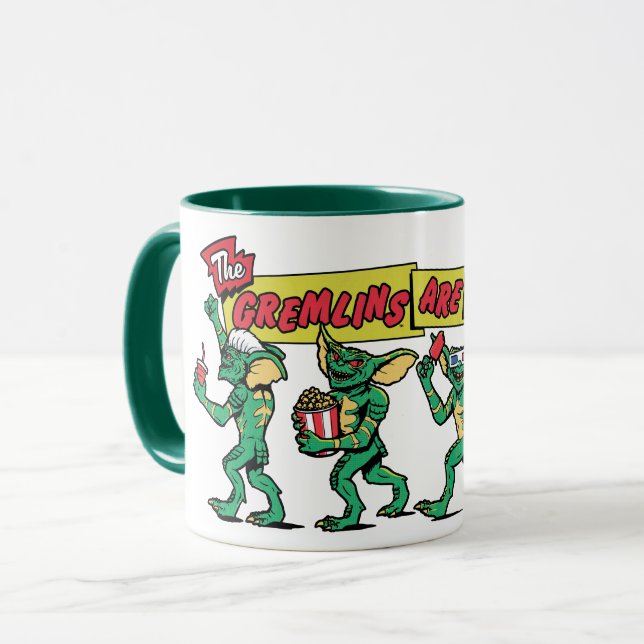 Caneca The Gremlins™ Are Coming (Frente Esquerda)