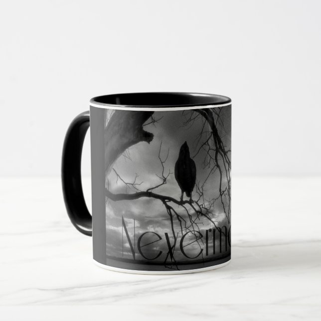 Caneca The Raven - Nevermore Sunbeams Tree (Frente Esquerda)