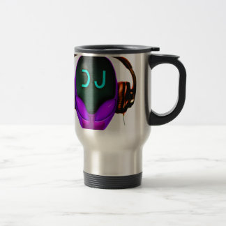 CANECA thermo futurista estrangeira do DJ (olhos
