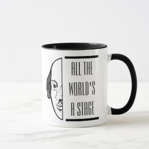 Caneca Thespian Shakespeare cita todo o mundo como um Pal