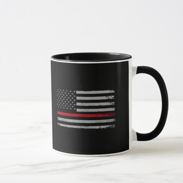 Caneca Thin Red Line American Flag (Direita)