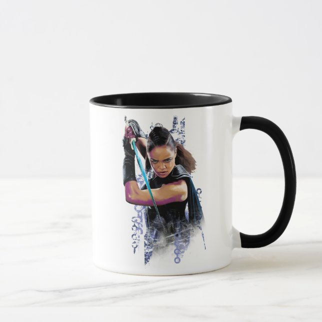 Caneca Thor: Ragnarok| Gráfico de Batalha de Valkyrie (Direita)