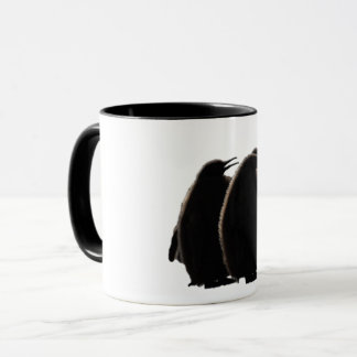 Caneca Three fluffy & cute Baby Penguins