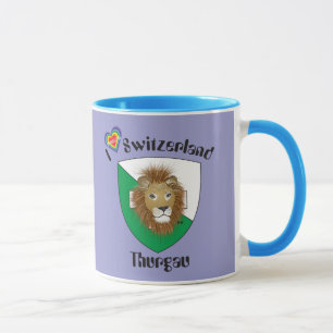 Caneca Thurgau Schweiz Suisse Svizzera Suiça Tasse