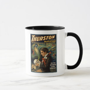 Caneca Thurston o grande mágico que mantem o crânio