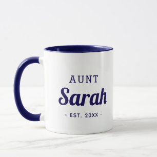 Caneca Tia Personalizada Monograma