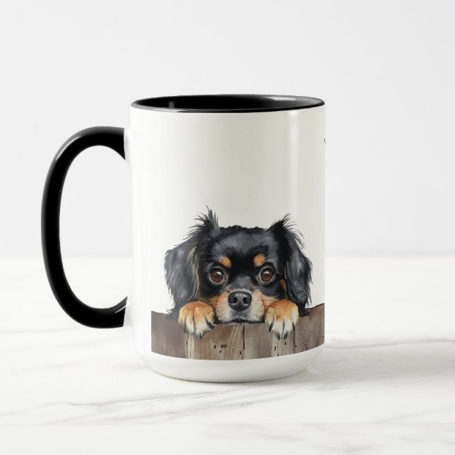 Caneca Tibetano Spaniel Dog Mug (Esquerda)