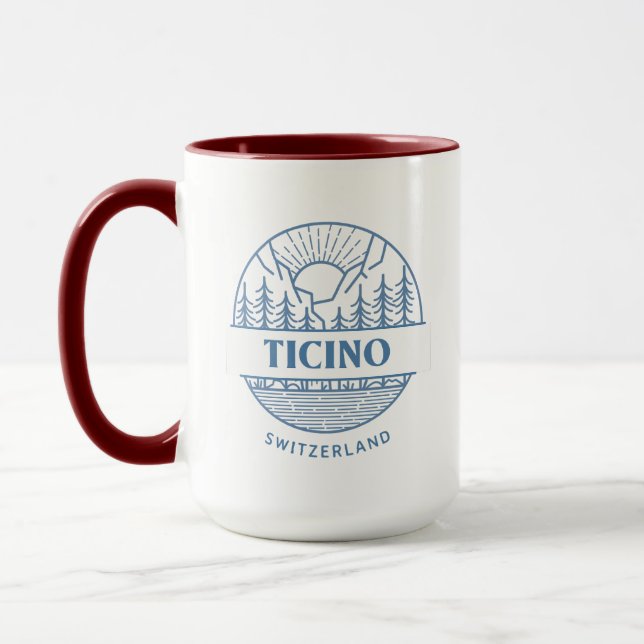 Caneca Ticino, Suiça (Esquerda)