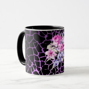 Caneca Tigar Rosa Puro e Roxo do Luxo