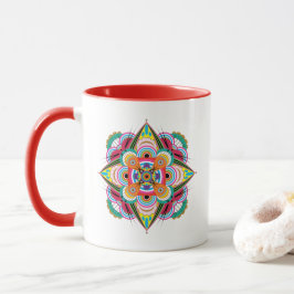 Caneca Tiger Dragon Mandala Mug