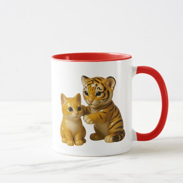 Caneca Tigre Chaton mignons (Direita)