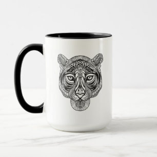 Caneca Tigre do estilo