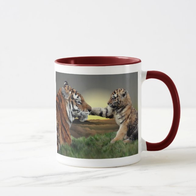 Caneca Tigre e Filhote (Direita)