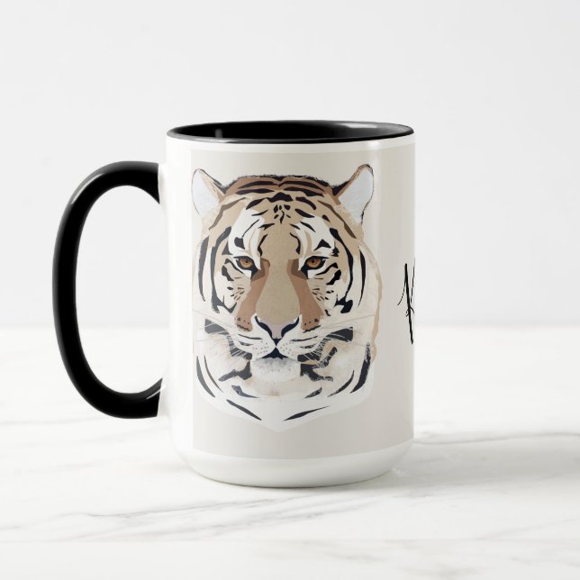 Caneca Tigre, face do tigre, símbolo de 2022 (Esquerda)