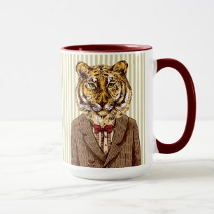 Caneca Tigre no desgaste da noite